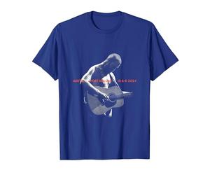 Photo Officielle de Post Malone Austin T-Shirt, Homme, Bleu Royal, 3XL