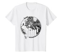 Photo Officielle MGK Lost Americana Fence T-Shirt, Enfant, Blanc, 4 Ans