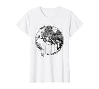 Photo Officielle MGK Lost Americana Fence T-Shirt, Femme, Blanc, XL