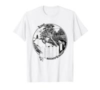 Photo Officielle MGK Lost Americana Fence T-Shirt, Homme, Blanc, 3XL