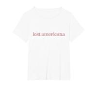 Photo Officielle MGK Lost Americana T-Shirt, Femme Grandes Tailles, Blanc, 3X