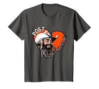 Photo Officielle Post Malone Heart T-Shirt, Enfant, Asphalte, 3 Ans