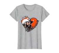 Photo Officielle Post Malone Heart T-Shirt, Femme, Gris Chiné, S