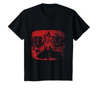 Photo Officielle Slipknot Rouge T-Shirt, Enfant, Noir, 8 Ans