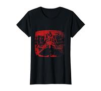 Photo Officielle Slipknot Rouge T-Shirt, Femme, Noir, L