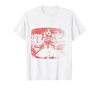 Photo Officielle Slipknot Rouge T-Shirt, Homme, Blanc, XXL