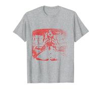 Photo Officielle Slipknot Rouge T-Shirt, Homme, Gris Chiné, 3XL