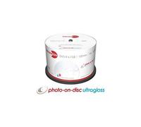 photo-on-disc ultragloss - 50 x DVD-R - 4.7 Go (120 minutes) 16x (DVD) - surface imprimable avec photo - spindle