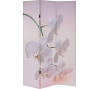 Photo Paravent T233, Paravent Cloison MVG-certifié 180x120cm ~ Orchidée