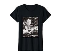 Photo Piano Lady Gaga Joanne T-Shirt, Femme, Noir, S