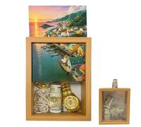 Photo Picture Frame Diversion Safe, Hiding Places for Valuables, Hidden Security Storage Box, Concealed Organizer for Cash, Jewelry, Gems, and Personal Keepsakes, Home or Office Use