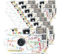 PHOTO PORST TopShot I mog di Weiss Lot de 10 appareils photo jetables 1A pour 27 photos, flash