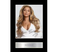 Photo pré-imprimée signée de Beyonce #2 - 25,4 x 20,3 cm