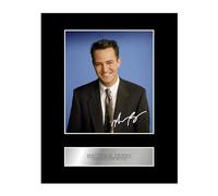 Photo pré-imprimée signée de Matthew Perry #11 avec autographe 25,4 x 20,3 cm