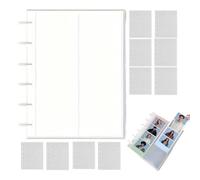 Photo Strip Album, Transparent Protective Keepsake, Scrapbook Memory Book, Clear Display Organizer, Stylish Wedding Party Collection, Versatile Use for Couple Memories Home Office Dorm Travel