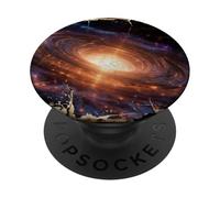 Photo vieillie de singularité du Trou Noir PopSockets PopGrip Adhésif