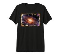 Photo vieillie de singularité du Trou Noir T-Shirt Haut de Gamme