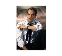 Photo vintage de Paul Newman - Art mural rétro - Impression photo de Paul Newman - Old Hollywood élégant Po Poster sur toile Décoration murale pour salon, chambre à coucher, décoration sans cadre