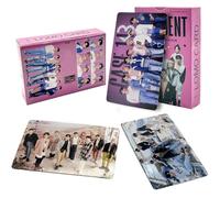 Photocard Stray Kids, Stray Kids Photocard, 55Pcs Stray Kids Lomo Cards, Kpop Stray Kids Album Photocards, Stray Kids Carte, Stray Kids Accessoires, Cadeau pour Fans Enfants(Rose)