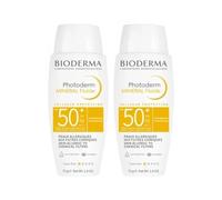 Photoderm | Mineral Fluide SPF50+ | Cellular Protection | Multi-Resistant & Tolérant | Très Haute Protection | Non parfumé | Peaux Allergiques | Fabriquée en France | Lot de 2x75g