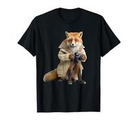 Photographe, amoureux de la nature, animal photographique renard T-Shirt