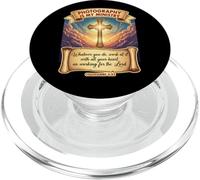 Photographe chrétien Photographie l'art est Mon ministère Jésus PopSockets PopGrip pour MagSafe