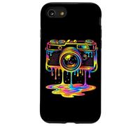Photographe Cool Camera Painting Drip Artwork Design Lens Coque pour iPhone SE (2020) / 7/8