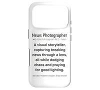 Photographe d'actualités Coque pour iPhone 17 Pro