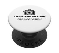 Photographe de Vision encadré Light and Shadow PopSockets PopGrip Adhésif