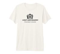 Photographe de Vision encadré Light and Shadow T-Shirt Haut de Gamme
