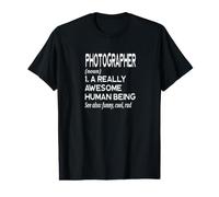 Photographe Définition Drôle Photographie Mariage T-Shirt Graphique avec Valeur