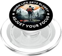 Photographe drôles Phrases animaliers et Nature Photo-Caméra PopSockets PopGrip pour MagSafe