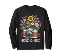 Photographe Focus on The Good Floral Camera Fleurs Vintage Manche Longue