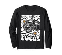 Photographe Never Lose Focus Camera Photography Boho Women Manche Longue
