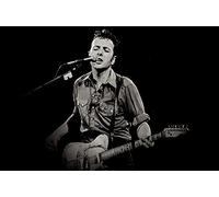 Photographie de Joe Strummer 27,9 x 43,2 cm - Portrait en direct rare du Clash Frontman et du Punk Rock Warlord - Photo imprimée