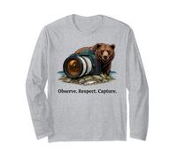 Photographie de la Faune Ours Brun Caméra Nature Extérieur Manche Longue