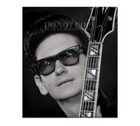 Photographie de Roy Orbison - Portrait magnifique de 1965 - Musique américaine légendaire - Pretty Woman - Photo publicitaire - Photo rare - Poster imprimé