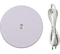 Photographie électro-motorisée Turntable 360 degrés Rotatable Display avec LED -Lumière pour la prise de vue de produits Garde-bijoux