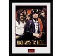 Photographie encadrée AC/DC Highway to Hell 30 x 40 cm G