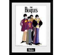 Photographie encadrée The Beatles Yellow Submarine Groupe 30 x 40 cm G