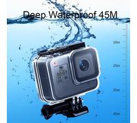 Photographie et accessoires New Sports Camera Waterproof Housing Case Shell Diving 45M for Go-pro 8 Black Wentyer123®