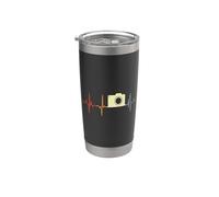 Photographie Heartline Photographe Heartbeat Gobelet isotherme en acier inoxydable double paroi