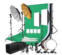 Photographie Kit d'éclairage, cadre de support pour boîte à lumière, 3 fonds inclus, kit de studio photo 36