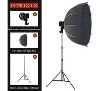 Photographie Lumière LED, lumière solaire 100W, luminosité réglable, lampes groupe C