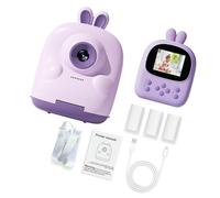 Photographie numérique rechargeable pour enfants instantanée avec papier d'impression pour tout-petits filles coloriage jouet photographie enfants jouets impression