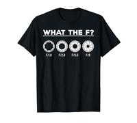 Photographie Ouverture Objectif Photo What The F T-Shirt, Homme, Noir, XL