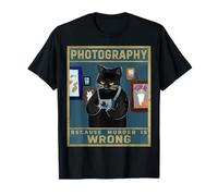 Photographie Parce Que Le Meurtre est Mauvais Photographe T-Shirt