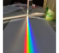 Photographie Prisme Triangulaire 25x25x80mm Filtre d'effets en Verre Cristal Arc-en-Ciel pour Les projets de Photo de Dispersion de Prise de Vue en Studio Photo
