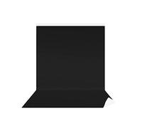 Photographie professionnelle Chromakey Fond absorbant la lumière Raccords noirs blancs noirs non réfléchissants Fond de photo d'écran pour photographie