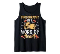 Photographie rétro vintage classique est une œuvre de cœur Débardeur